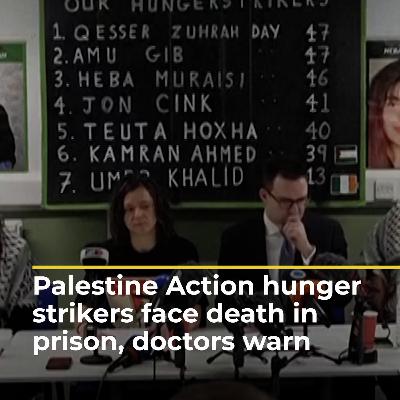 Pro-Palestinian hunger strikers face death in jail, doctors say | AJ #shorts