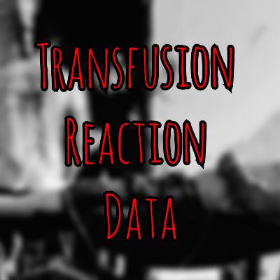 SOMSA '25 (Research) - Transfusion Reaction Data SOMSA '25 (Research) - Transfusion Reaction Data