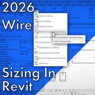 Revit 2026 Wire Sizing