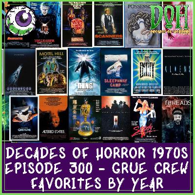 GRUE CREW FAVORITES BY YEAR (1980-1989) – Episode 300 – Decades of Horror 1980s GRUE CREW FAVORITES BY YEAR (1980-1989) – Episode 300 – Decades of Horror 1980s