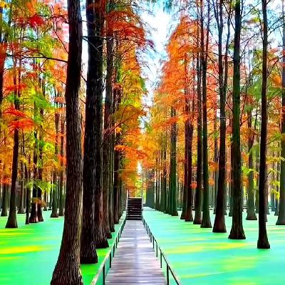 江苏淮安金湖水上森林公园