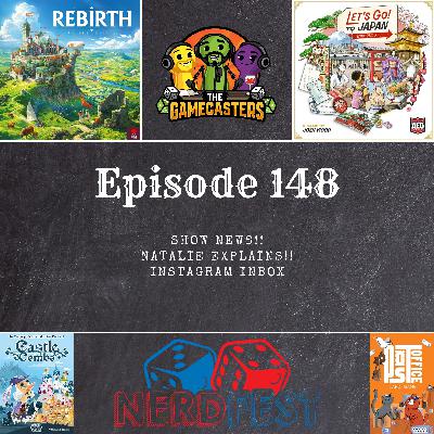 Episode 148: Rebirth, Castle Combo, Let's Go To Japan, Post Office The Card Game - Instagram Inbox