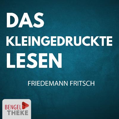 Bitte auch das Kleingedruckte lesen. Wie uns die Bibel dazu befähigt, auch in anderen Büchern und Zusammenhängen Gottes Wahrheit zu erkennen.