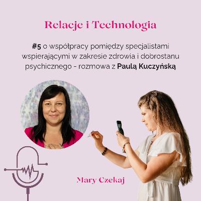 #5 o współpracy pomiędzy specjalistami wspierającymi w zakresie zdrowia i dobrostanu psychicznego - rozmowa z Paulą Kuczyńską