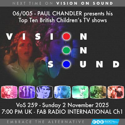 VISION ON SOUND EPISODE 259 - TX NOVEMBER 2 2025