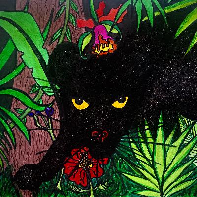 Befriending a forest spirit in the form of a black panther - diary cast Befriending a forest spirit in the form of a black panther - diary cast