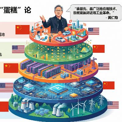 中美人工智能竞赛：解析黄仁勋的五层蛋糕比较模型