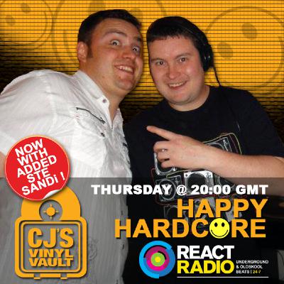 CJ's Vinyl Vault - 29/9/16 - Happy Hardcore - React Radio UK CJ's Vinyl Vault - 29/9/16 - Happy Hardcore - React Radio UK