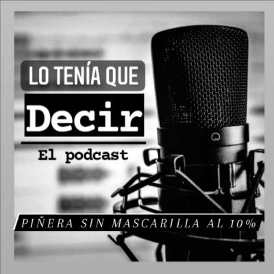 Piñera sin mascarilla (weon) al 10%