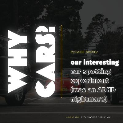 Our Interesting Car Spotting Experiment (was an ADHD nightmare)