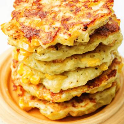 My Super Cheesy Corn Fritters My Super Cheesy Corn Fritters