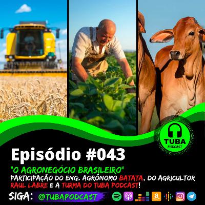 #043 - O AGRONEGÓCIO BRASILEIRO - Participação do Eng. Agrônomo Batata, do Agricultor Raul Labre e a turma do TUBA podcast!