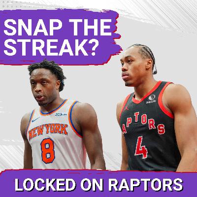 The Toronto Raptors NEED TO SCORE if they're going to snap their 11-game skid vs. the Knicks w/ Vivek Jacob