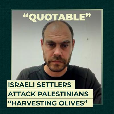 Israeli settlers attack Palestinians “harvesting olives” Israeli settlers attack Palestinians “harvesting olives”