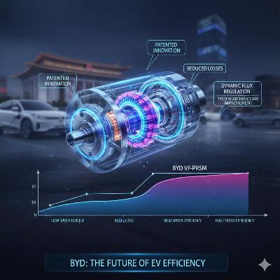BYD's Variable-Flux Electric Motor Innovations