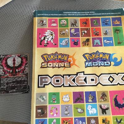 Ich Stelle meine Pokémon Karten und Heft