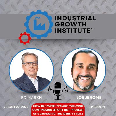 Tips on How to Build an Effective Industrial Sales and Marketing Website in an AI World with Joe Jerome Tips on How to Build an Effective Industrial Sales and Marketing Website in an AI World with Joe Jerome