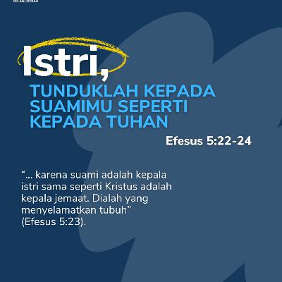 Istri, Tunduklah kepada Suamimu seperti kepada Tuhan | Renungan Harian GKI Anugerah | 29 Oktober 2025 Istri, Tunduklah kepada Suamimu seperti kepada Tuhan | Renungan Harian GKI Anugerah | 29 Oktober 2025