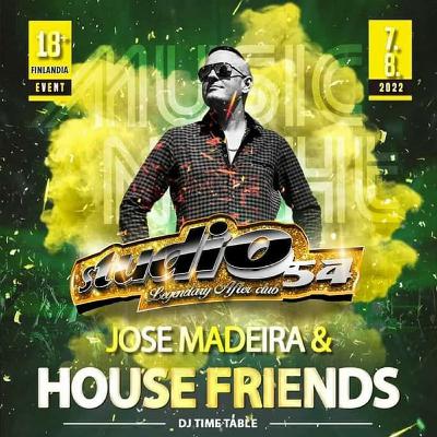 Jose Madeira Live @ House Friends, Studio 54 Prague 07-08-2022 Jose Madeira Live @ House Friends, Studio 54 Prague 07-08-2022