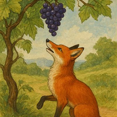 Лисиця та виноград