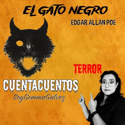 Cuento de terror el gato negro / libro de Edgar Allan Poe