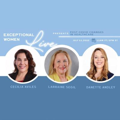 Post-Covid Changes in Healthcare (with Cecilia Aviles & Danette Andley) Post-Covid Changes in Healthcare (with Cecilia Aviles & Danette Andley)