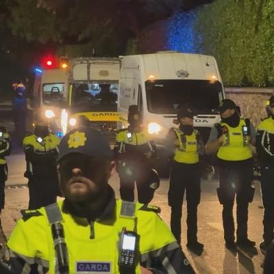 Gardaí describe violent Citywest protests as co-ordinated