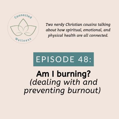 E. 48: Am I burning? (dealing with and preventing burnout)