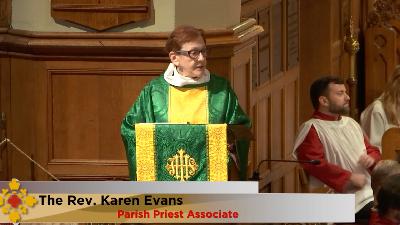 The Eighteenth Sunday after Pentecost | October 1, 2023 | 11:15 a.m. | The Rev. Karen Evans The Eighteenth Sunday after Pentecost | October 1, 2023 | 11:15 a.m. | The Rev. Karen Evans