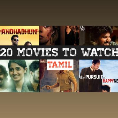 20 movies to watch in lockdown! All genres! All lamguages