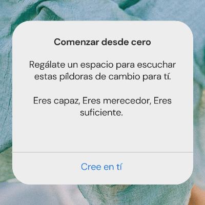 Que es comenzar denuevo