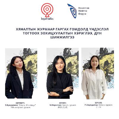 S2EP21. М.Маралмаа & Р.Оюундэлгэр: Хяналтын журмаар гаргах гомдолд үндэслэл тогтоох зохицуулалтын хэрэглээ