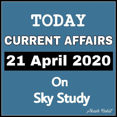 21 April Current Affairs by Sky Study 21 April Current Affairs by Sky Study