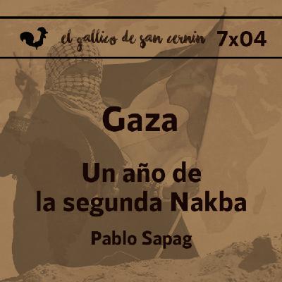 EGdSC 7X04 GAZA. Un año de la segunda Nakba. Actualidad en Líbano, Palestina, Jordania, Siria, Egipto. por Pablo Sapag.