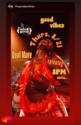 Episode 766: Qool DJ Marv Live at The Good Good Harlem NYC - August 21 2025 - Aura