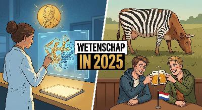 🎧 # 202 Een eiwit dat muizen en mensen ziek maakt, een koe met zebrastrepen en aangeschoten Duitse studenten: wetenschap in 2025