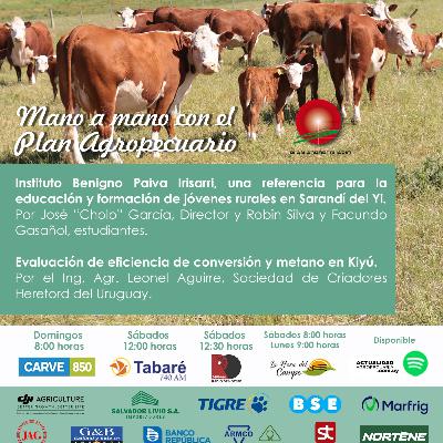 Instituto Benigno Paiva Irisarri. Evaluación de eficiencia de conversión y metano en Kiyú.