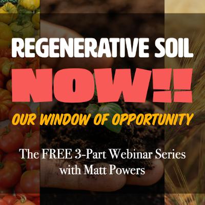 Regenerative Soil NOW!! pt 1 | Matt Powers Regenerative Soil NOW!! pt 1 | Matt Powers