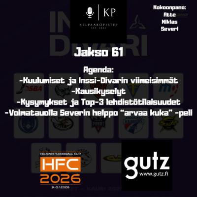 61. Kelpaako piste: Kausikyselyt - "Sarjassa on kaksi salibandyammattilaista"