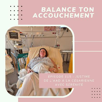 Justine - De l'AAD à la césarienne avec sérénité