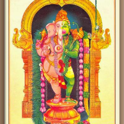 Ganesha and Hanuman - Adi Antha Prabhu