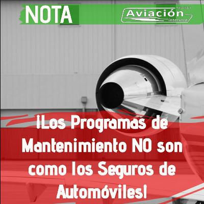 Los Programas de Mantenimiento NO son como los Seguros de un Coche (Video original en YOUTUBE y FB)