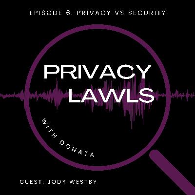 Ep. 6 | Privacy vs. Security, are they the same thing? (Guest: Jody Westby)