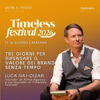 Timeless Festival 2026: tre giorni per ripensare il valore dei brand senza tempo - Luca Naj-Oleari