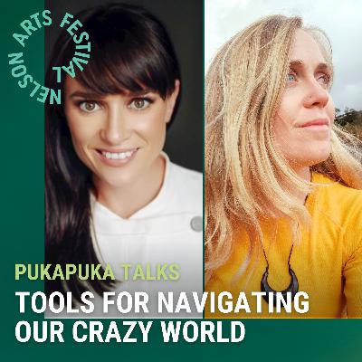 Tools for Navigating Our Crazy World Pukapuka Talks session at the 2023 Nelson Arts Festival