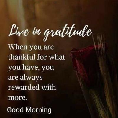 Be Thankful
