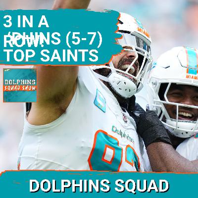 DOLPHINS SQUAD: Miami DOLPHINS Hang On, Edge New Orleans Saints 21-17 at HRS for 3rd Straight Win DOLPHINS SQUAD: Miami DOLPHINS Hang On, Edge New Orleans Saints 21-17 at HRS for 3rd Straight Win