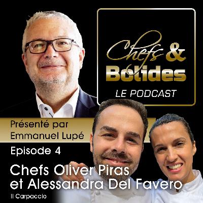 Oliver Piras et Alessandra Del Favero du restaurant étoilé Il Carpaccio
