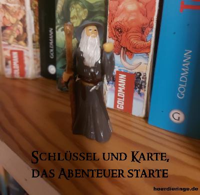 Schlüssel und Karte, das Abenteuer starte Schlüssel und Karte, das Abenteuer starte