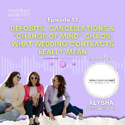 Deposits, Cancellations & “Change of Mind” Chaos: What Wedding Contracts Really Mean